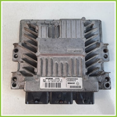 Centralina Motore Iniezione ECU SIEMENS S122326108-A RENAULT MEGANE 2a Serie 1.5 dCi 78kw 8200565863 2006 2009