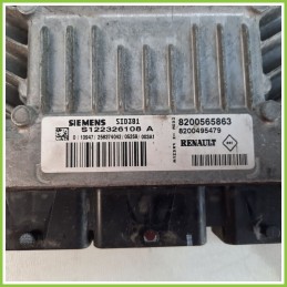 Centralina Motore Iniezione ECU SIEMENS S122326108A RENAULT MEGANE 2a Serie 1.5 DCI 8200565863 Diesel 2002 2006