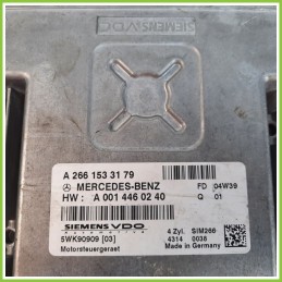 Centralina Motore Iniezione ECU SIEMENS 5WK90909[03] MERCEDES-BENZ Classe A W/C169 170/180 A2661533179 Benzina 2004 2013