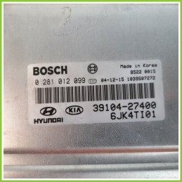 Centralina Motore Iniezione ECU BOSCH 0281012099 KIA SPORTAGE 2a Serie 2.0 CRDI 16V 39104-27400 Diesel 2004