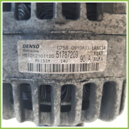 Alternatore DENSO MS1012101120 FIAT GRANDE PUNTO 2Y 51787209