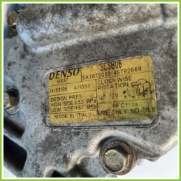 Compressore Clima AC Aria Condizionata DENSO SCSB06 LANCIA YPSILON TE 46782669