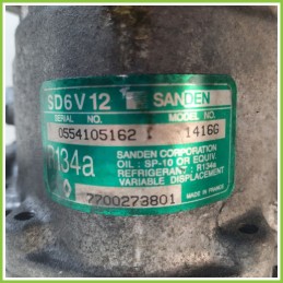 Compressore Clima AC Aria Condizionata SANDEN SD6V12 RENAULT CLIO 2a Serie 7700273801