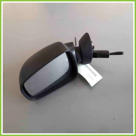 Specchietto Retrovisore SX Goffrato Nero  DACIA Sandero (2008) 024363 Usato