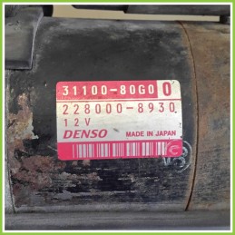 Motorino Avviamento DENSO 31100-80G0 SUZUKI LIANA 228000-8930 M16A