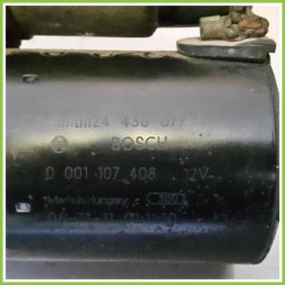 Motorino Avviamento BOSCH 0001107408 OPEL MERIVA X03 24436877 Z14XEP