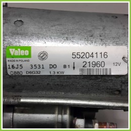 Motorino Avviamento VALEO D6G32 FIAT GRANDE PUNTO 2Y 55204116 199A2000