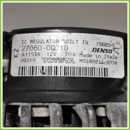 Alternatore DENSO MS102211-8730 TOYOTA COROLLA 27060-0Q010 4ZZFE