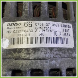 Alternatore DENSO MS102118430 FIAT PANDA 2Q 51714794 188A4000