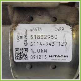Motorino Avviamento HITACHI S114-943 LANCIA DELTA TH 51832950 198A4000