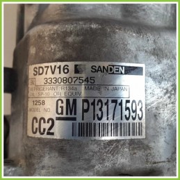 Compressore Clima AC Aria Condizionata SANDEN SD7V16 FIAT CROMA 2T P13171593 939A2000