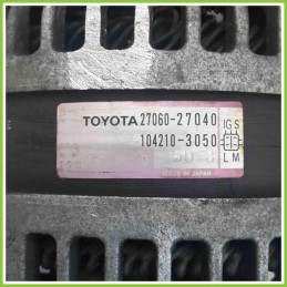 Alternatore DENSO 27060-27040 TOYOTA RAV 4 2a Serie 104210-3050 1CDFTV