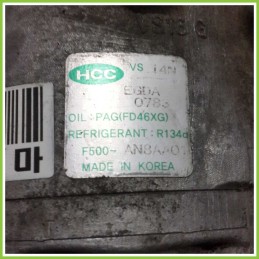 Compressore Clima AC Aria Condizionata HALLA F500-AN8AA01 HYUNDAI i30 EGDA0783 G4FA