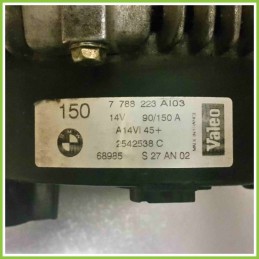 Alternatore VALEO 7788223AIO3 BMW Serie 3 E46 2542538C 204D4