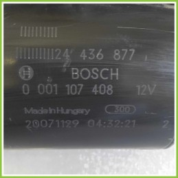 Motorino Avviamento BOSCH 0001107408 OPEL CORSA S07 24436877 Z12XEP