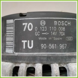 Alternatore BOSCH 0123110008 VOLKSWAGEN POLO 3a Serie 90561967 AUB