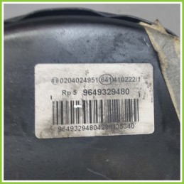 Servofreno Depressore BOSCH 0204024951 CITROEN C3 1a Serie 9649329480 DV4TED4