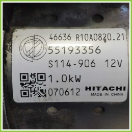 Motorino Avviamento HITACHI R10A0820.21 FIAT GRANDE PUNTO 2Y 55193356 350A1000