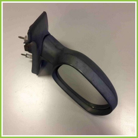 Specchietto Retrovisore DX Goffrato Nero RENAULT Scenic (1999) 010461 Usato