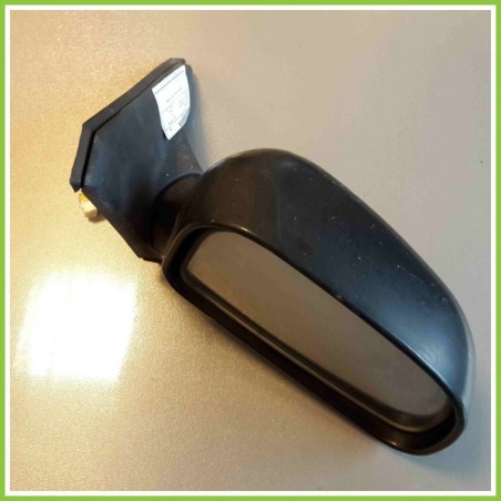 Specchietto Retrovisore DX Goffrato Nero  MITSUBISHI Colt 6A Serie (1997) 015004 Usato