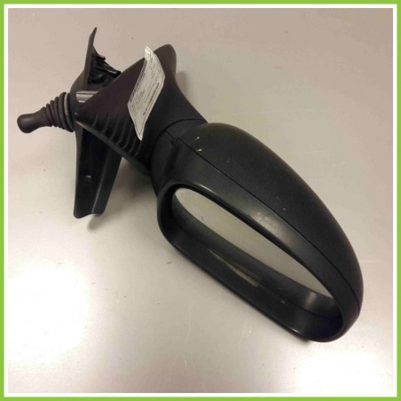 Specchietto Retrovisore DX Goffrato Nero  PEUGEOT 406 (1995) 015001 Usato