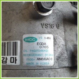 Compressore Clima AC Aria Condizionata HALLA EGDA0765 HYUNDAI i30 F500-AN8AA01 G4FA