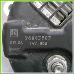 Alternatore GM 96843503 CHEVROLET (DAEWOO) SPARK M300 09L06 B10D1