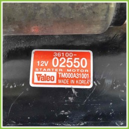 Motorino Avviamento VALEO 36100-02550 HYUNDAI GETZ TM000A31001 G4HD