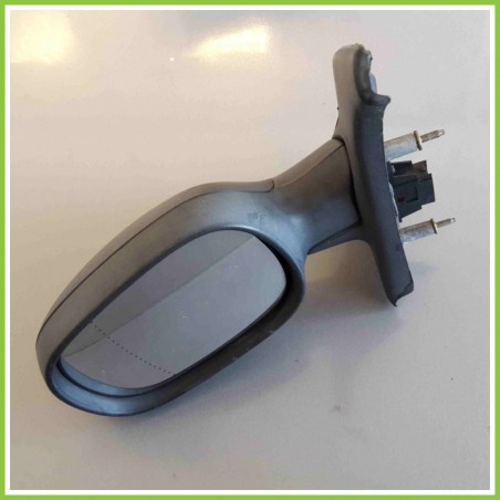 Specchietto Retrovisore SX Goffrato Nero  RENAULT Megane 1A Serie (1996) 010461 Usato