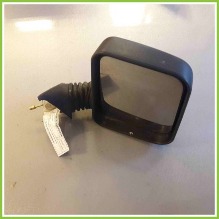 Specchietto Retrovisore DX Goffrato Nero  FIAT Fiorino (1993) 0154206 Usato