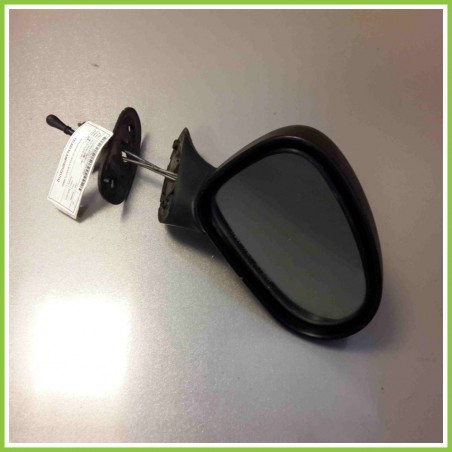 Specchietto Retrovisore DX Goffrato Nero  CHEVROLET (DAEWOO) Matiz (M100) (1998) 010140 Usato