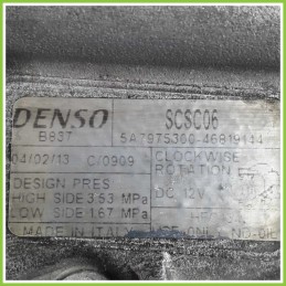 Compressore Clima AC Aria Condizionata DENSO 5A7975300 LANCIA YPSILON TE 46819144 188A9000