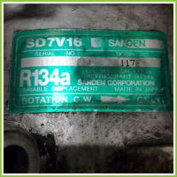 Compressore Clima AC Aria Condizionata SANDEN SD7V16 FIAT DUCATO 2E 504384357 F1AE0481C