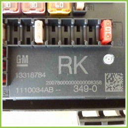 Body Computer Centralina Modulo BCM BSI BSM GENERAL MOTOR 13318784RK OPEL ASTRA P10 1110034AB--349-0 A20DTH
