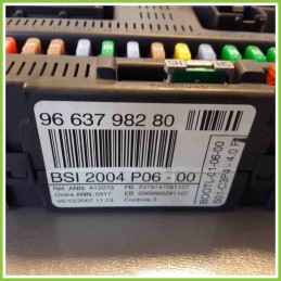 Body Computer Centralina Modulo BCM BSI BSM VALEO 9663798280 PEUGEOT 207 S01C3P44.0P KFV