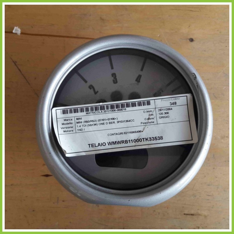 Quadro strumenti contachilometri tachimetro 6211-6936297 MINI MINI R50/R53 AR-0041-078 1ND