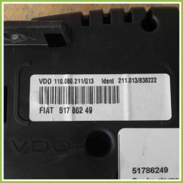 Quadro strumenti contachilometri tachimetro 110.080.211/013 LANCIA YPSILON TI 211.013/838222 188A4000