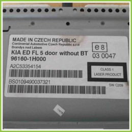 Autoradio Stereo KIA 96160-1H100 KIA CEED A2C53354154
