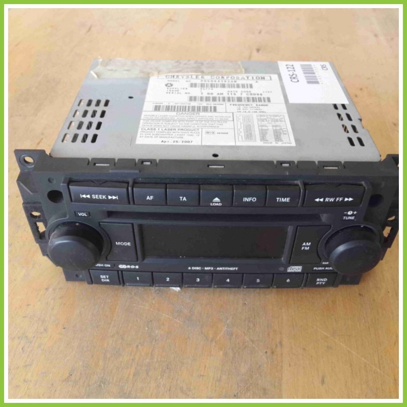 Autoradio Stereo CHRYSLER P05064362AB DODGE CALIBER DY-3007HB