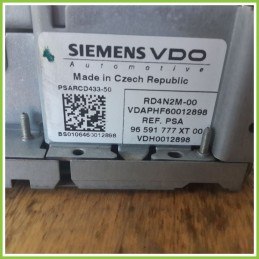 Autoradio Stereo SIEMENS PSARDC433-50 CITROEN C4 PICASSO RD3N2M-00