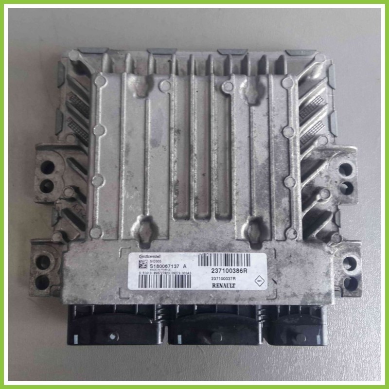 Centralina Motore Iniezione ECU CONTINENTAL S180067137A RENAULT MEGANE 3a Serie 237100386R K9KJ8