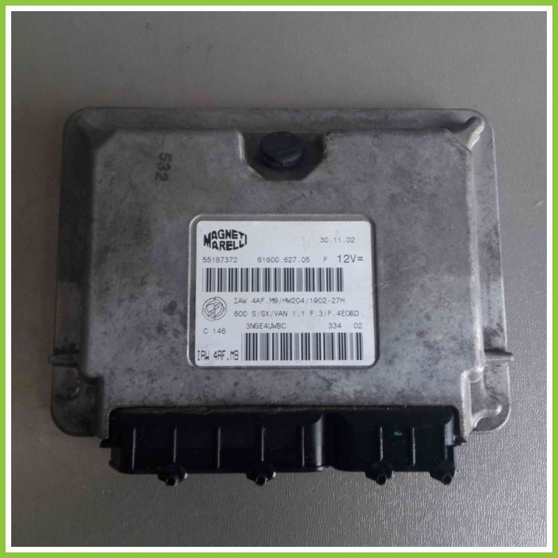 Centralina Motore Iniezione ECU MAGNETI MARELLI IAW4AF.M9 FIAT SEICENTO 1E 55187372 187A1000