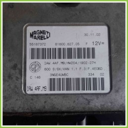 Centralina Motore Iniezione ECU MAGNETI MARELLI IAW4AF.M9 FIAT SEICENTO 1E 55187372 187A1000