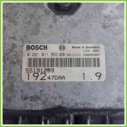 Centralina Motore Iniezione ECU BOSCH 0281011553 FIAT STILO 2V 55191209 192A1000