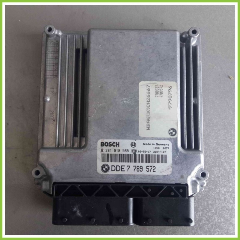 Centralina Motore Iniezione ECU BOSCH 0281010565 BMW Serie 3 E46 DDE7789572 204D4