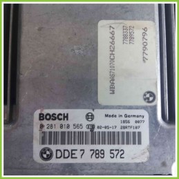 Centralina Motore Iniezione ECU BOSCH 0281010565 BMW Serie 3 E46 DDE7789572 204D4