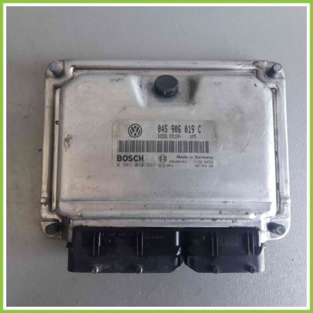Centralina Motore Iniezione ECU BOSCH 0281010697 VOLKSWAGEN POLO 9N 1.4 TDI 55kw 045906019C 2001 2005