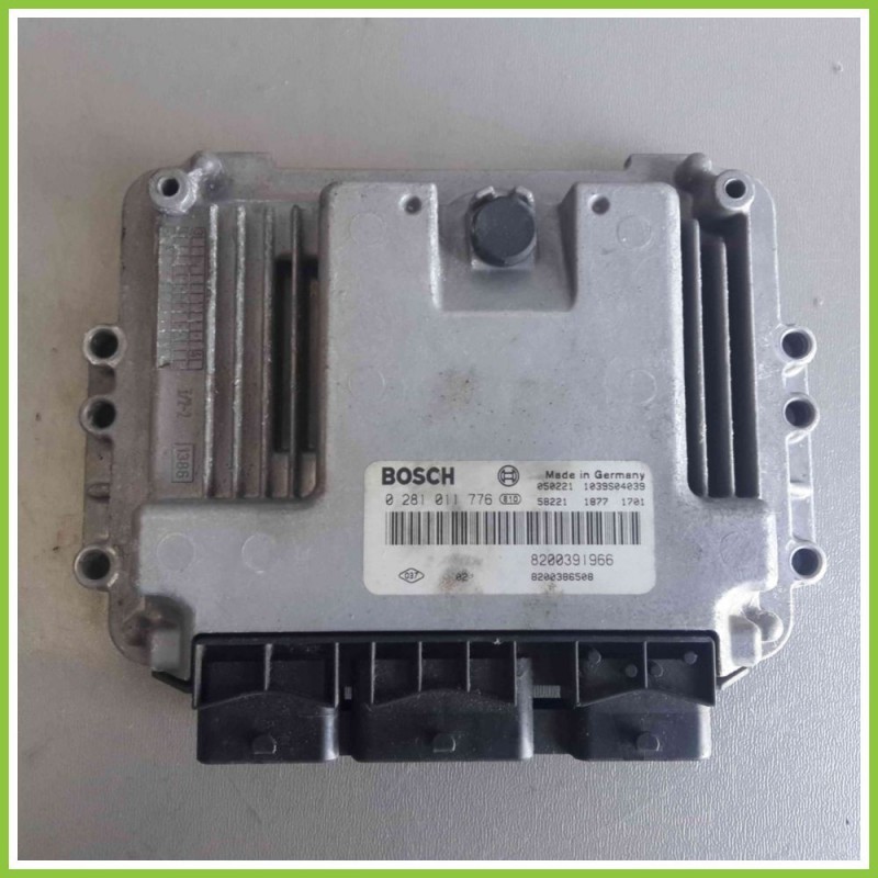 Centralina Motore Iniezione ECU BOSCH 0281011776 RENAULT SCENIC 2a Serie 8200391966 F9QD8