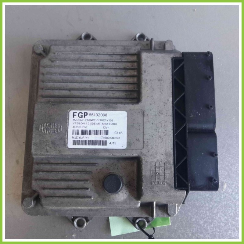 Centralina Motore Iniezione ECU MAGNETI MARELLI MJD6JF.Y1 LANCIA YPSILON TE 55192098 188A9000