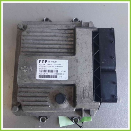 Centralina Motore Iniezione ECU MAGNETI MARELLI MJD6JF.Y1 LANCIA YPSILON TE 1.3 MJ 16V 55192098 Diesel 2003 2006